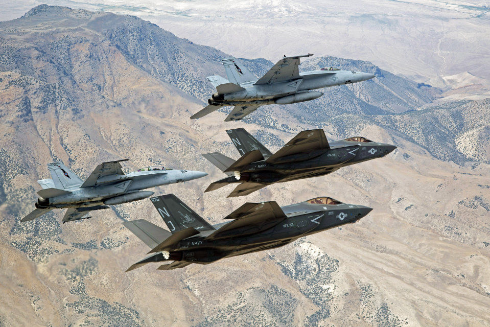 F-35 and F/A-18 FMS